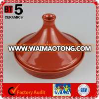 Hot selling nice quality ceramic personalized pan with brown