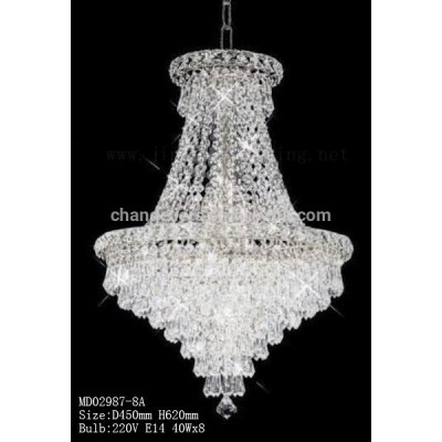 Hot sell luxury modern crystal chandelier with 8 lights high quality